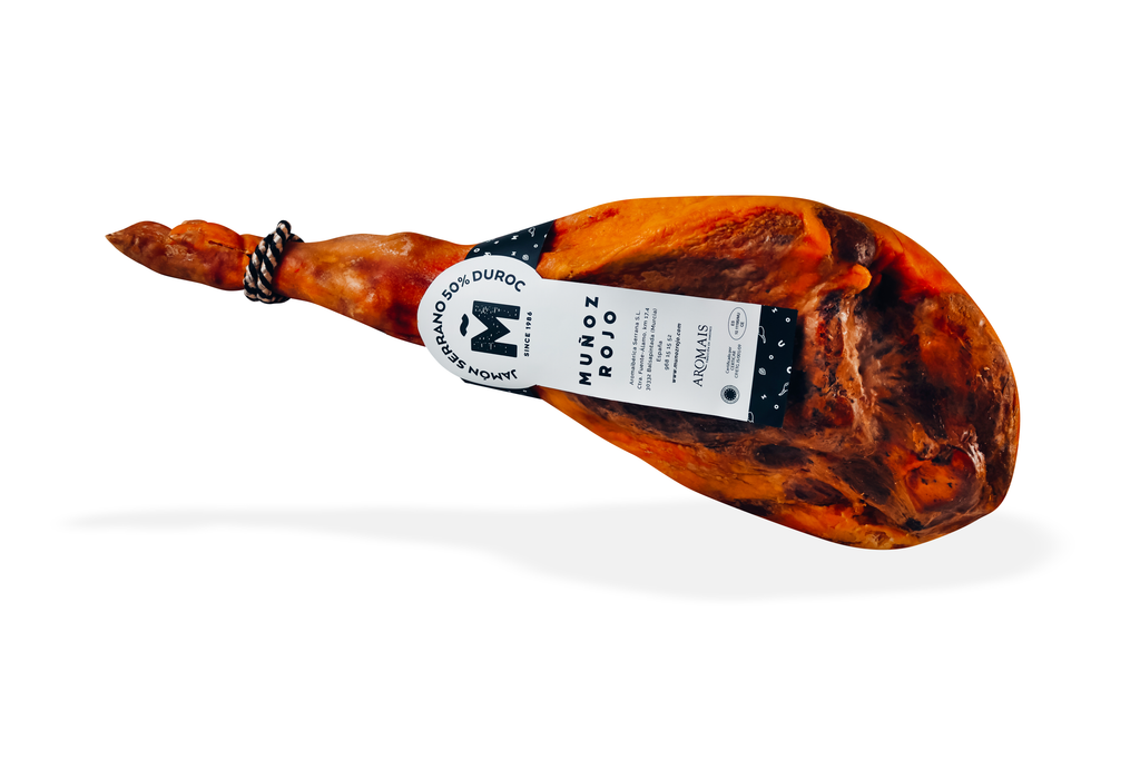Jamón Serrano Gran Reserva 50% Duroc | Pieza 8kg | Jamones Muñoz-Rojo